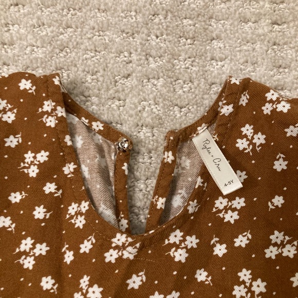 Rylee + Cru Floral Girls Dress 4-5 - Picture 2 of 3